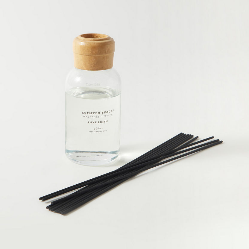 Scented Space Luxe Linen Fragrance Reed Diffuser - 200 ml-Reed-image-1