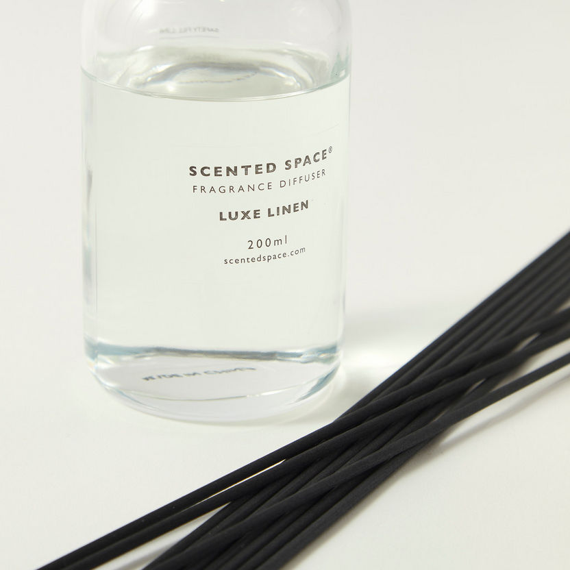 Scented Space Luxe Linen Fragrance Reed Diffuser - 200 ml-Reed-image-2