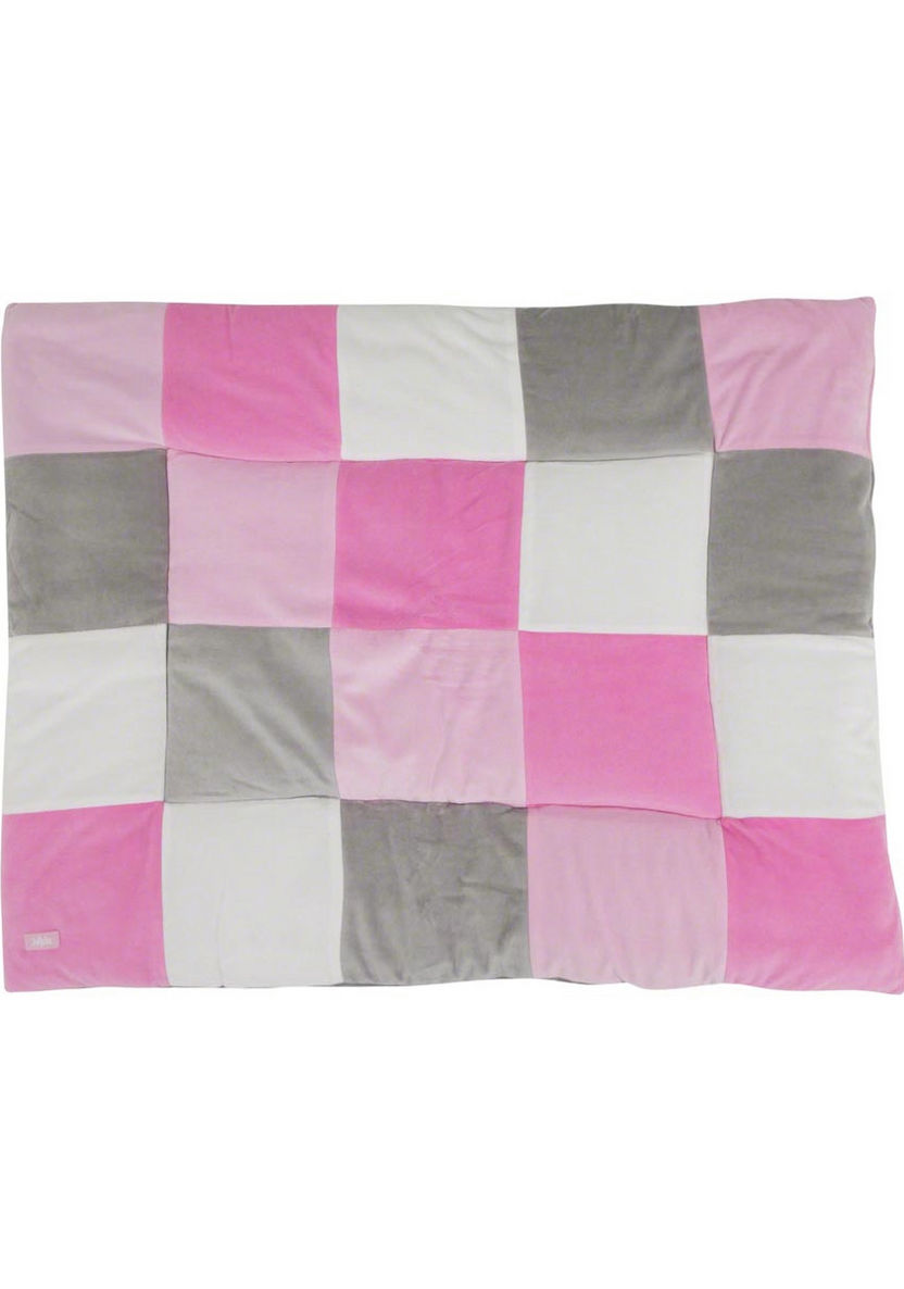Juniors Chequered Quilt - 80x100 cms-Baby Bedding-image-0