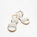 Kidy Cutwork Detail Sandals with Buckle Closure-Girl%27s Sandals-thumbnail-1