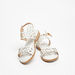 Kidy Cutwork Detail Sandals with Buckle Closure-Girl%27s Sandals-thumbnailMobile-2