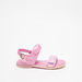 Kidy Solid Sandals with Buckle Closure and Bow Appliques-Girl%27s Sandals-thumbnailMobile-0