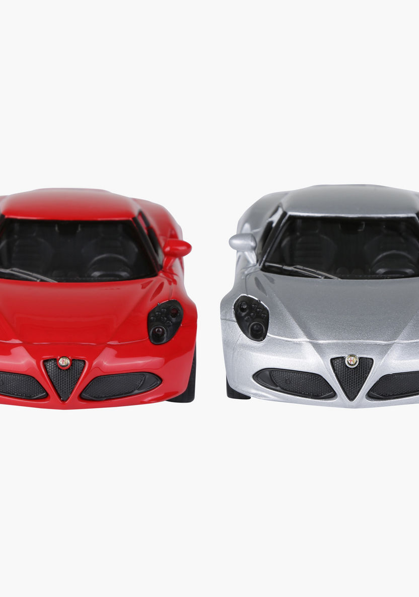 Welly Pull Back Twin Alfa Romeo 4C Car Pack-Scooters and Vehicles-image-1