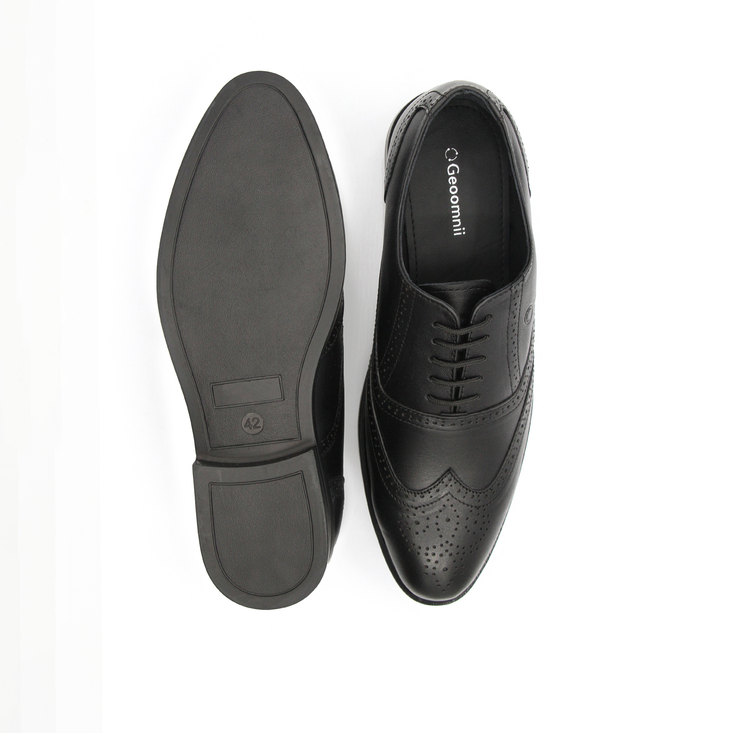 جيوميني - حذاء بروغ لوك3 للرجال برباط | 1563-men-shoes-formalshoes-image-3