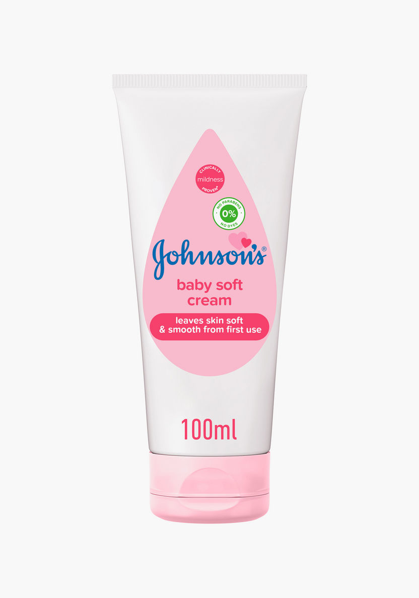 Johnson's Baby Soft Cream - 100 ml-Hair%2C Body and Skin-image-0