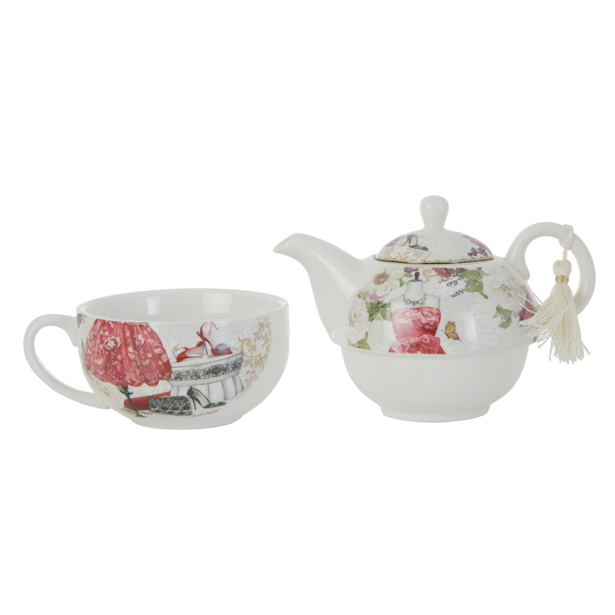 Tea for One Tea Pot Set-household-dining-drinkserveware-bottles-image-1