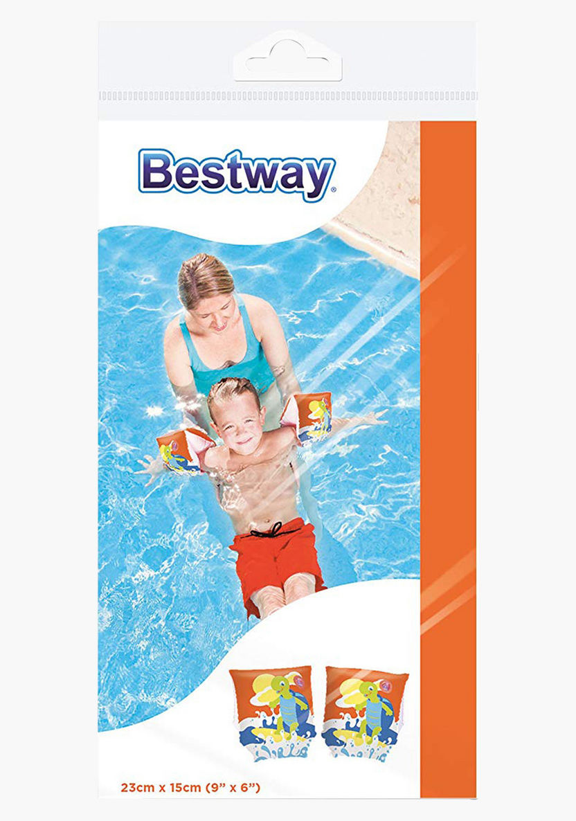 Bestway Turtle Printed Armband Set-Beach and Water Fun-image-0