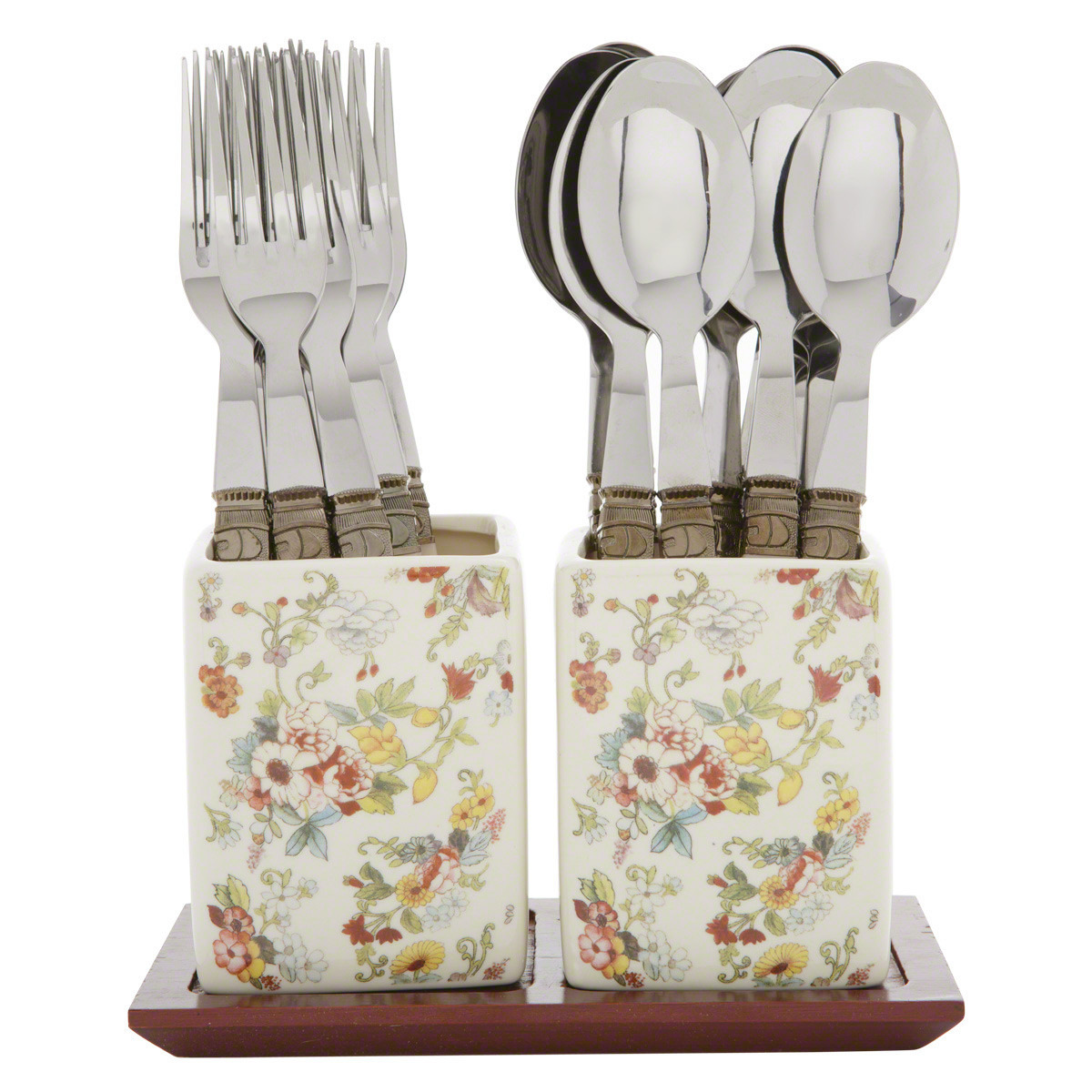 Set of Spoons and Forks with Holder-household-dining-cutlery-cutlerysets-image-1