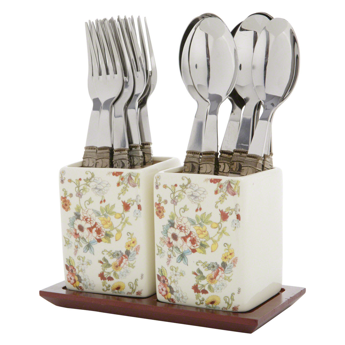 Set of Spoons and Forks with Holder-household-dining-cutlery-cutlerysets-image-2
