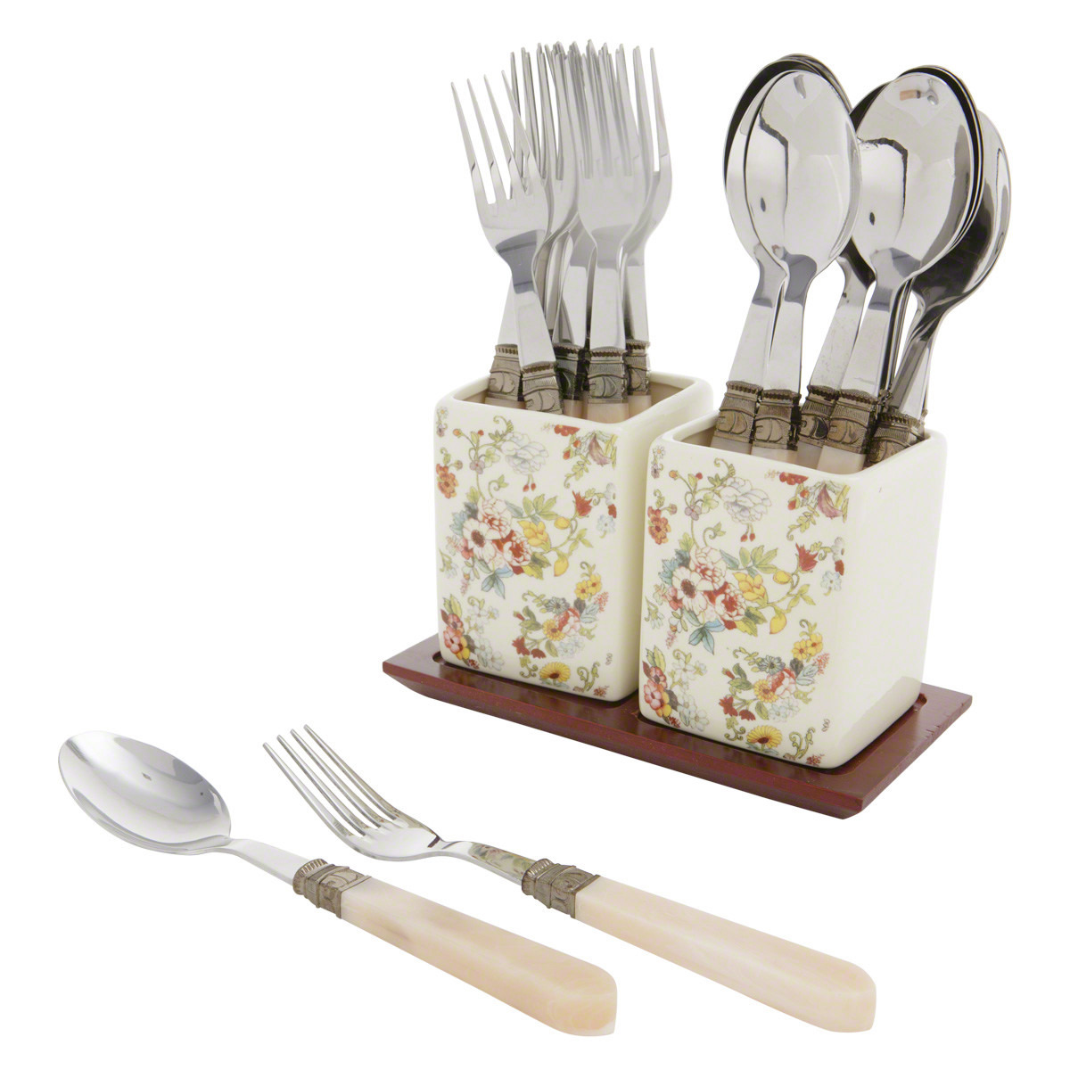 Set of Spoons and Forks with Holder-household-dining-cutlery-cutlerysets-image-3