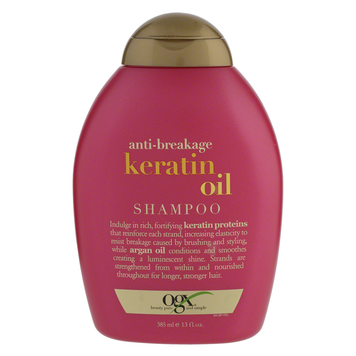 OGX Anti-Breakage Keratin Oil Shampoo - 13 oz-beautyandpersonalcare-hair-haircare-shampoos-image-1