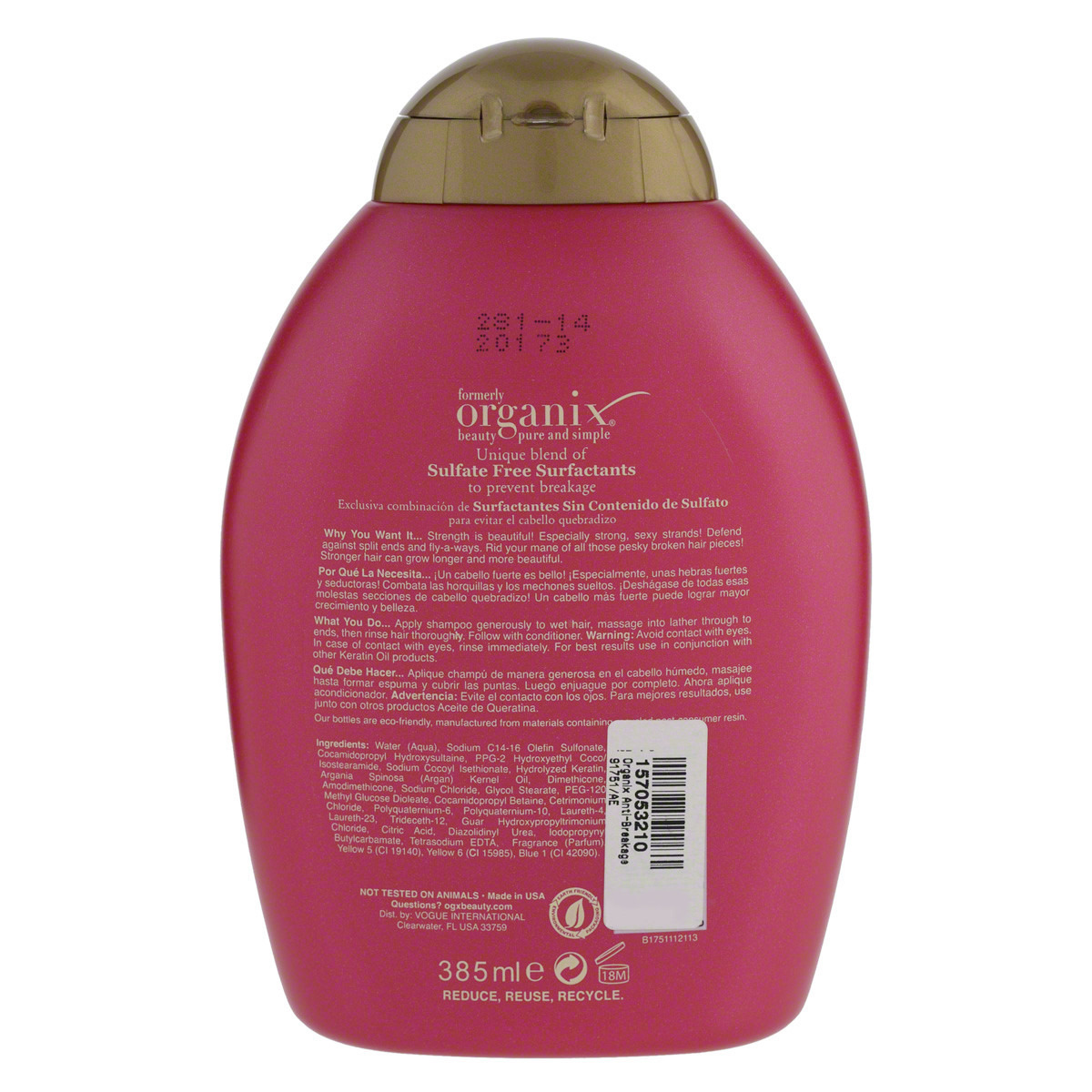 OGX Anti-Breakage Keratin Oil Shampoo - 13 oz-beautyandpersonalcare-hair-haircare-shampoos-image-2