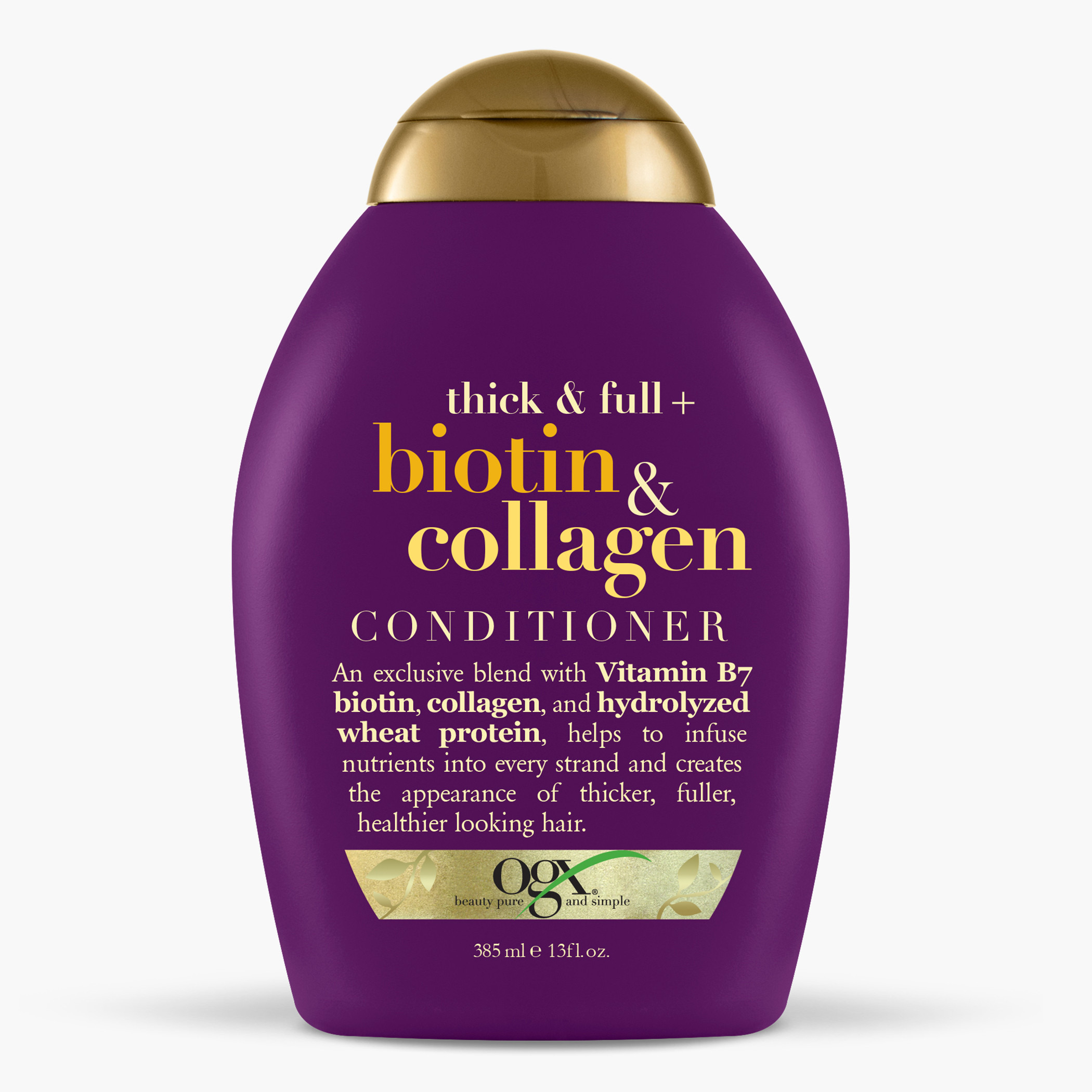OGX Thick & Full Biotin & Collagen Conditioner - 385 ml-beautyandpersonalcare-hair-haircare-conditioners-image-1