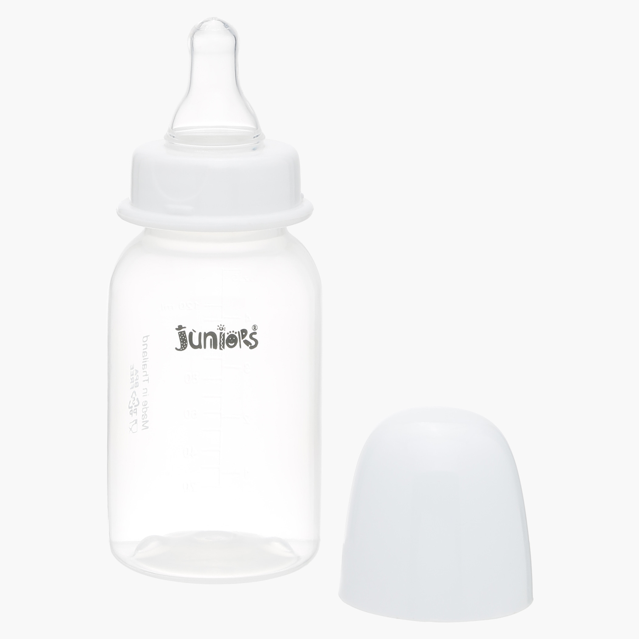 قارورة إطعام الأطفال 120 مل من جونيورز - مجموعة من 3-baby-feeding-feedingbottles-bottlesandteats-image-2