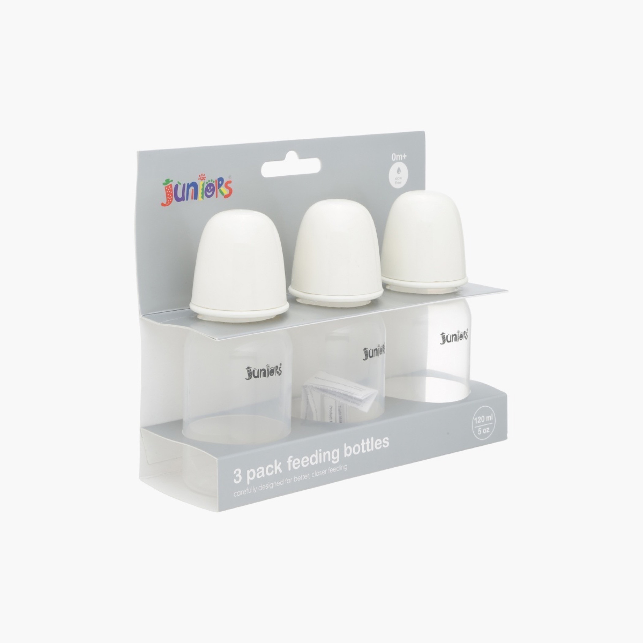 Juniors 120 ml Feeding Bottle - Set of 3-baby-feeding-feedingbottles-bottlesandteats-image-1