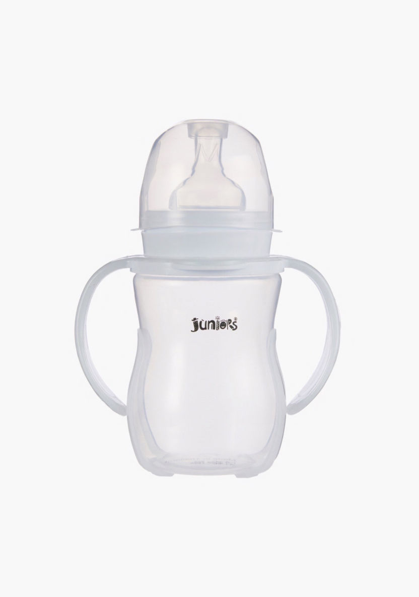 Juniors Feeding Bottle with Easy Grasp Handles-Bottles and Teats-image-0