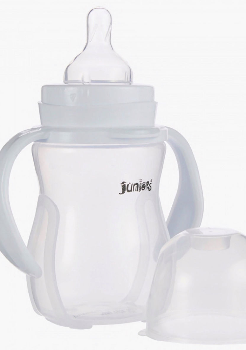Juniors Feeding Bottle with Easy Grasp Handles-Bottles and Teats-image-1