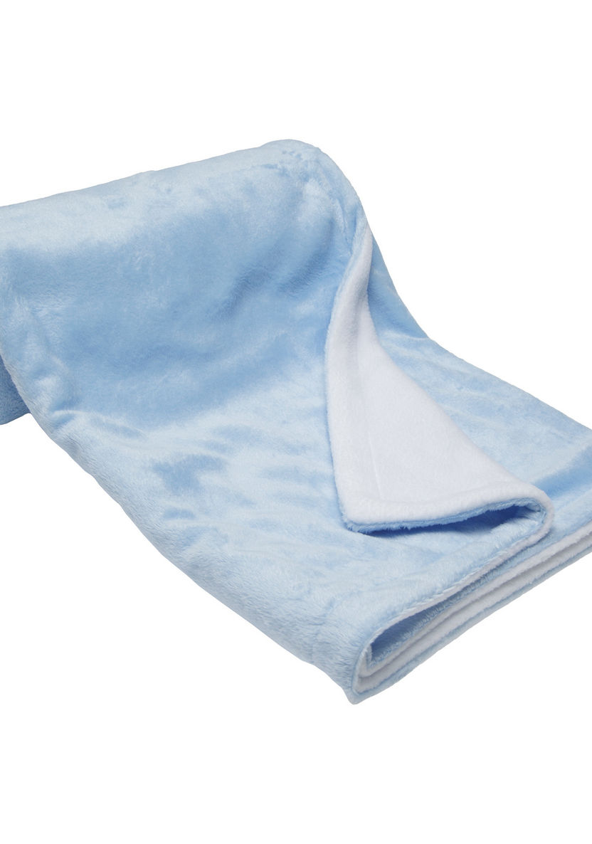Juniors Solid Mink Fleece Blanket-Blankets and Throws-image-0