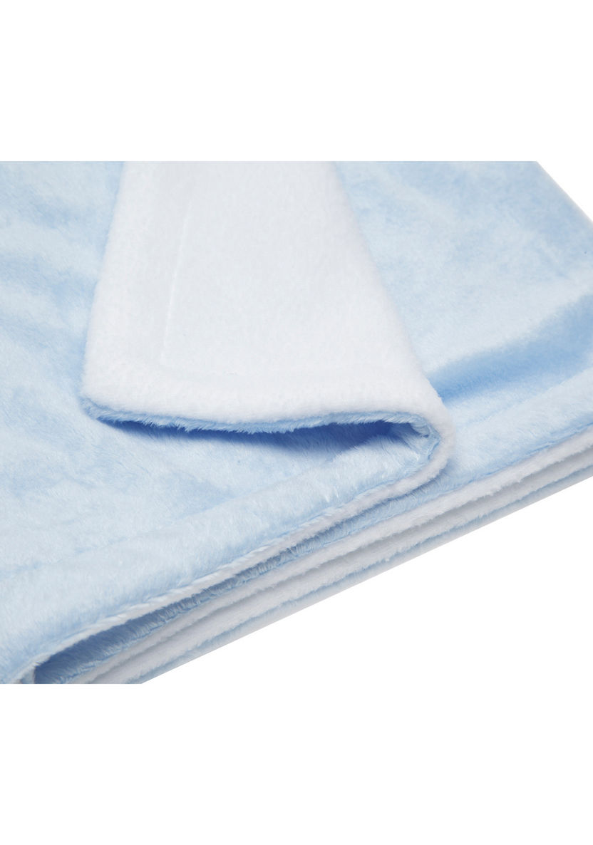 Juniors Solid Mink Fleece Blanket-Blankets and Throws-image-1