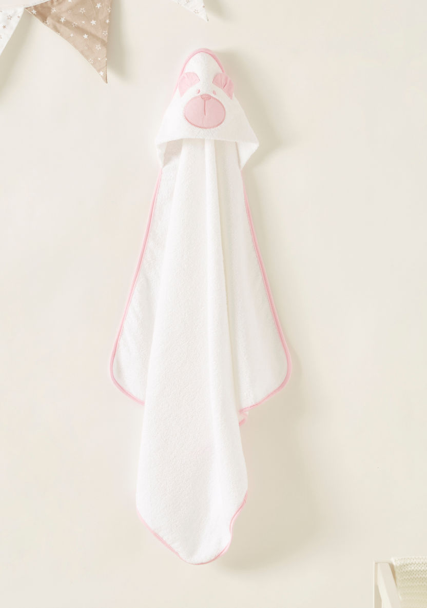 Juniors Embroidered Towel with Hood - 76x76 cms-Towels and Flannels-image-0