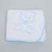 Juniors Bear Applique Detail Shawl - 100x100 cms-Blankets and Throws-thumbnail-1