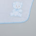 Juniors Bear Applique Detail Shawl - 100x100 cms-Blankets and Throws-thumbnail-2