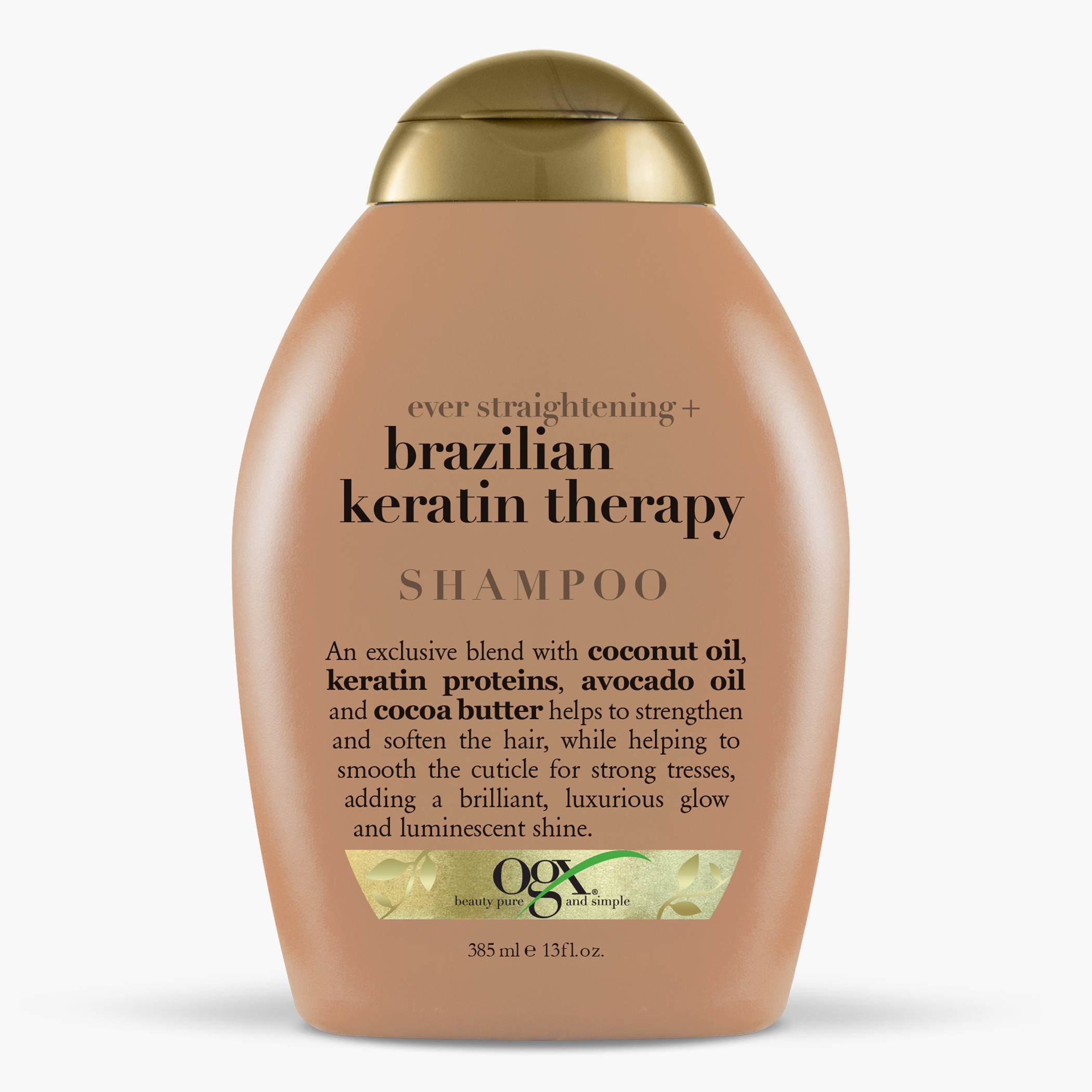 OGX Brazilian Keratin Therapy Defrizzant Shampoo - 385 ml-beautyandpersonalcare-hair-haircare-shampoos-image-1