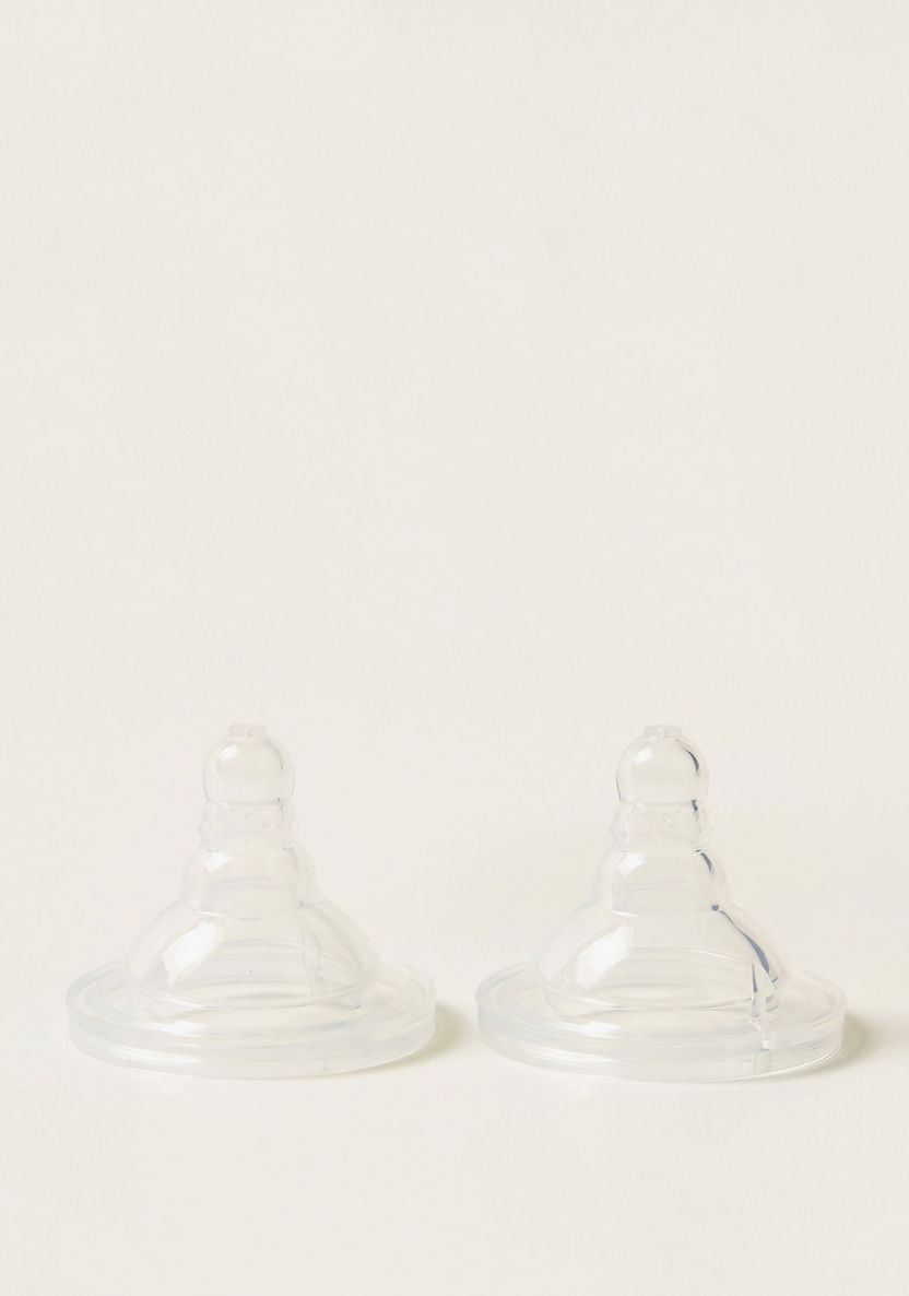 Giggles Slow Flow Nipple - Set of 2-Bottles and Teats-image-0