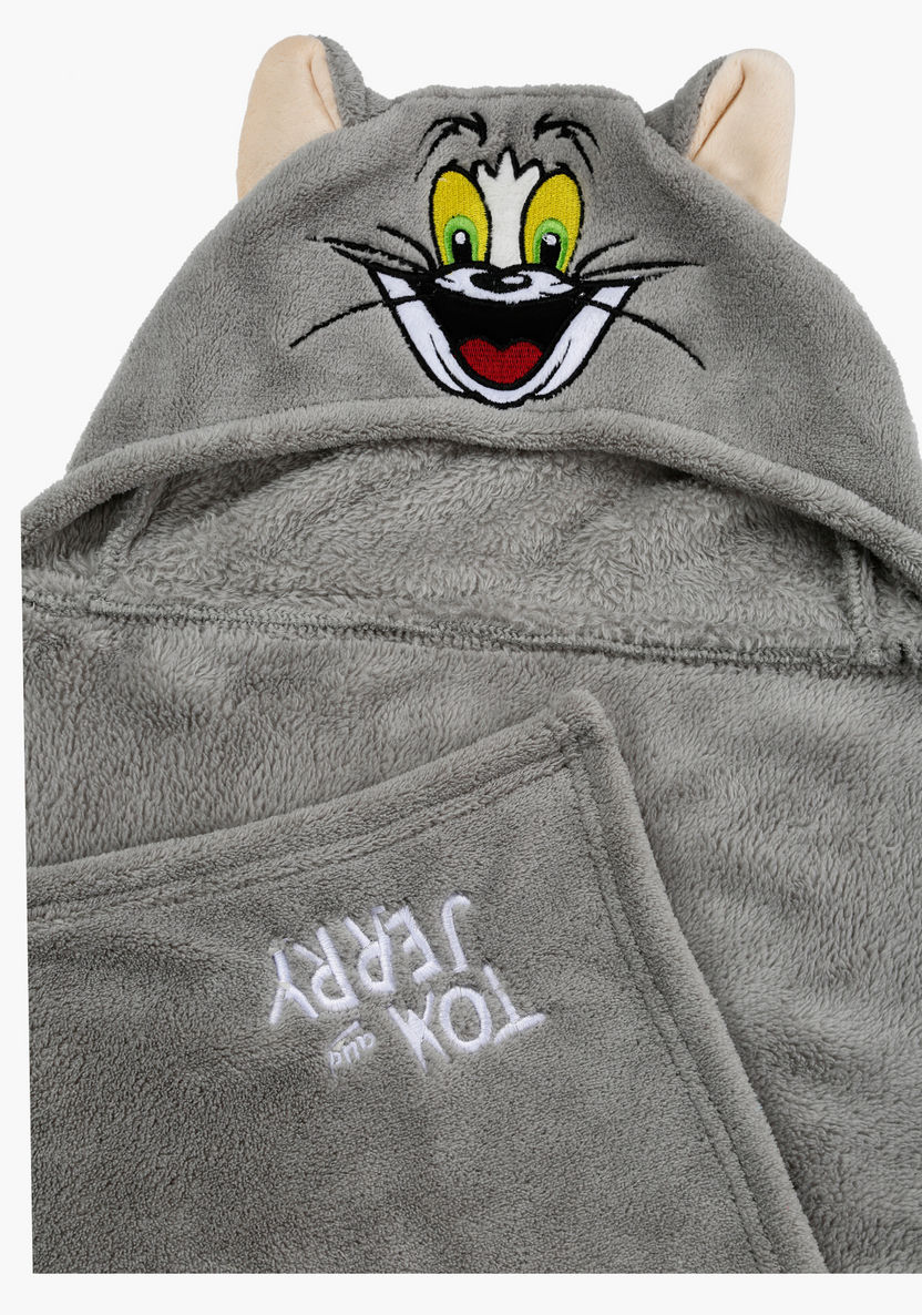 Tom and Jerry Embroidered Blanket with Hood-Blankets and Throws-image-1