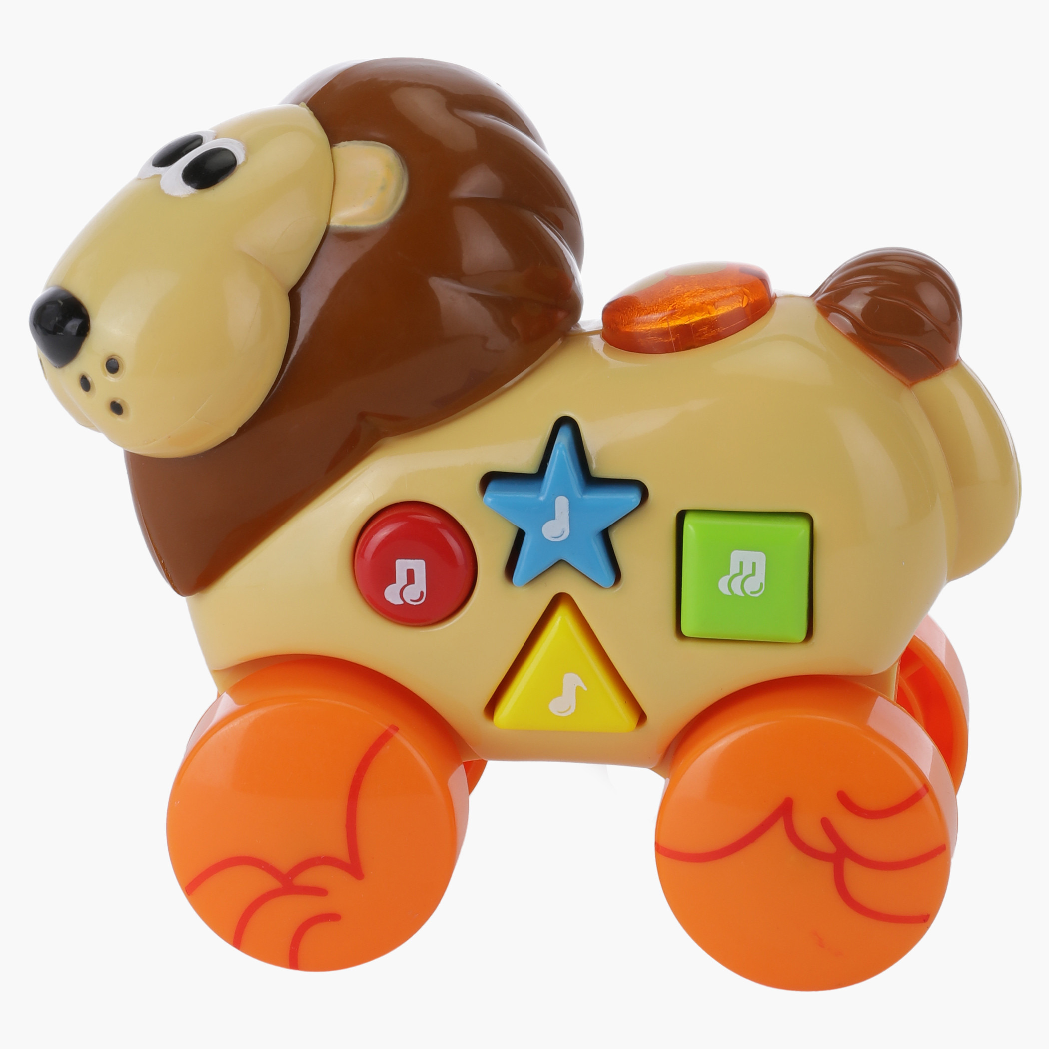 Juniors Musical Roll Along Lion Toy-toys-babyandtoddlertoys-learningtoys-image-2