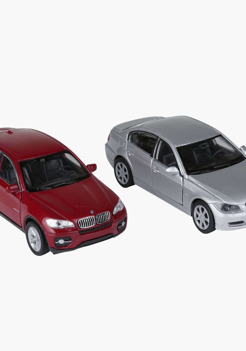 Welly Diecast BMW 330i Pull Back Twin Car Pack-Scooters and Vehicles-image-0