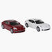 Welly Porsche Panamera Pull Back Diecast Twin Car Set-Scooters and Vehicles-thumbnail-0