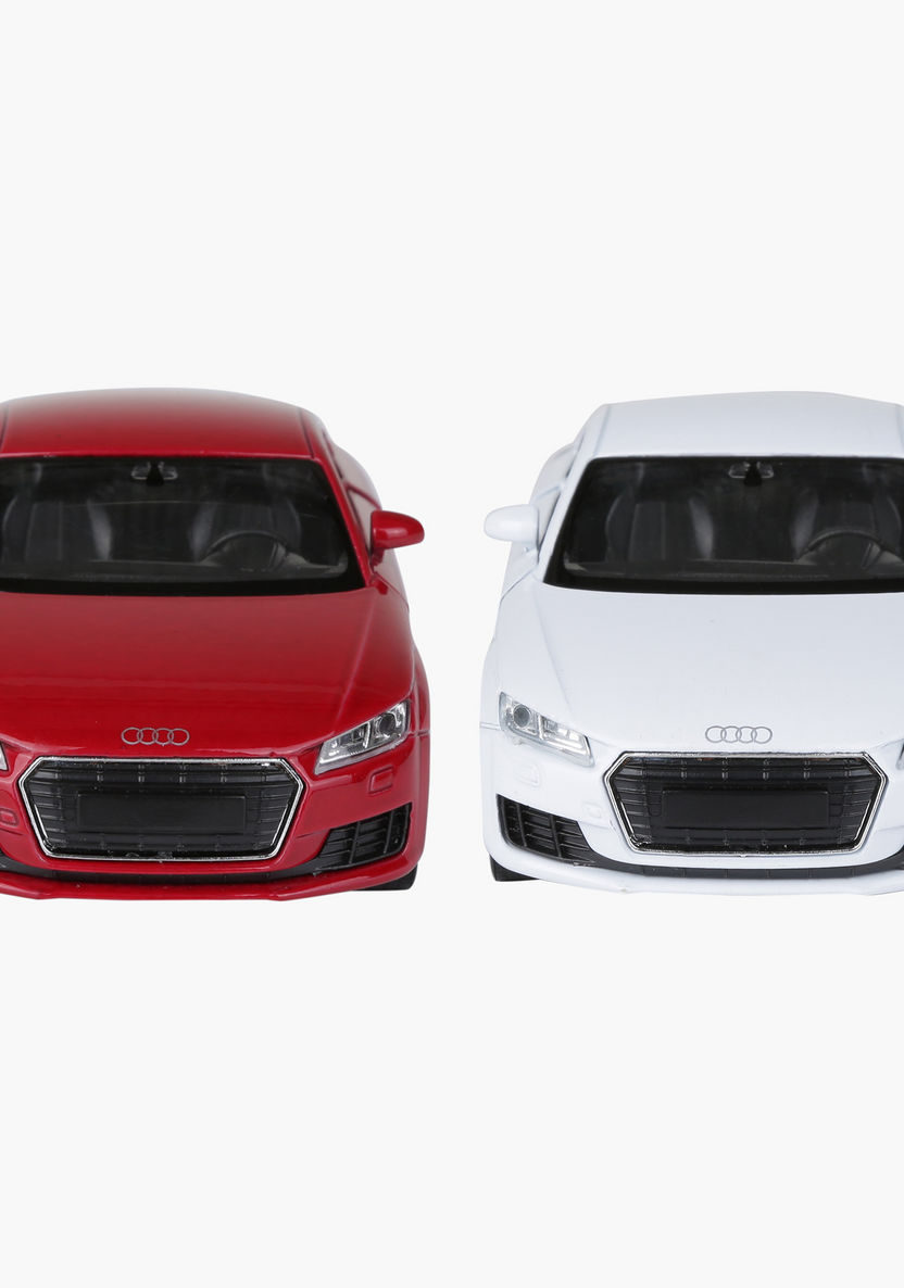 Welly Diecast Audi TT Pull Back Twin Car Pack-Scooters and Vehicles-image-1