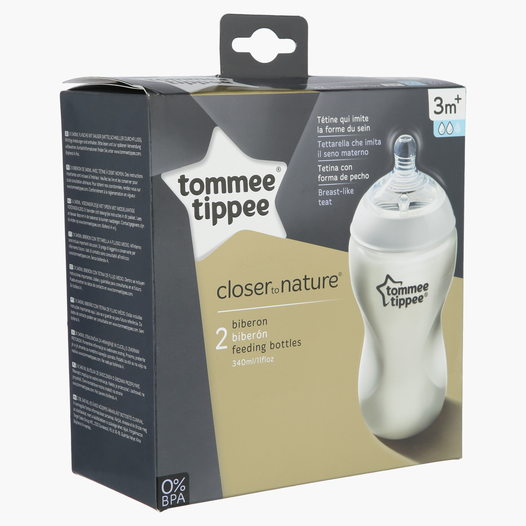 Tommee Tippee Feeding Bottle - Set of 2-baby-feeding-mealtimeessentials-image-2