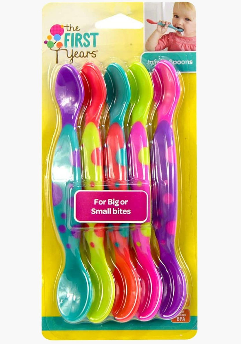 The First Years 5-Piece 2-Side Scoop Spoon-Mealtime Essentials-image-1