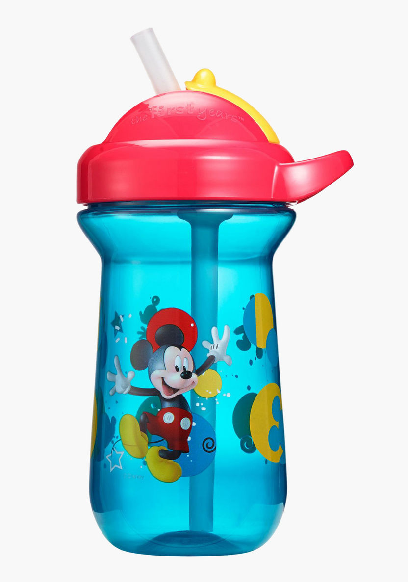 The First Years Mickey Mouse Printed Flip Top Cup-Mealtime Essentials-image-0