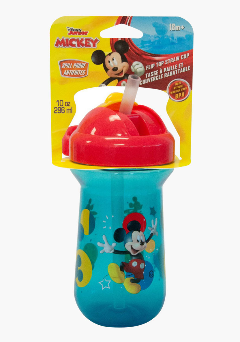 The First Years Mickey Mouse Printed Flip Top Cup-Mealtime Essentials-image-1