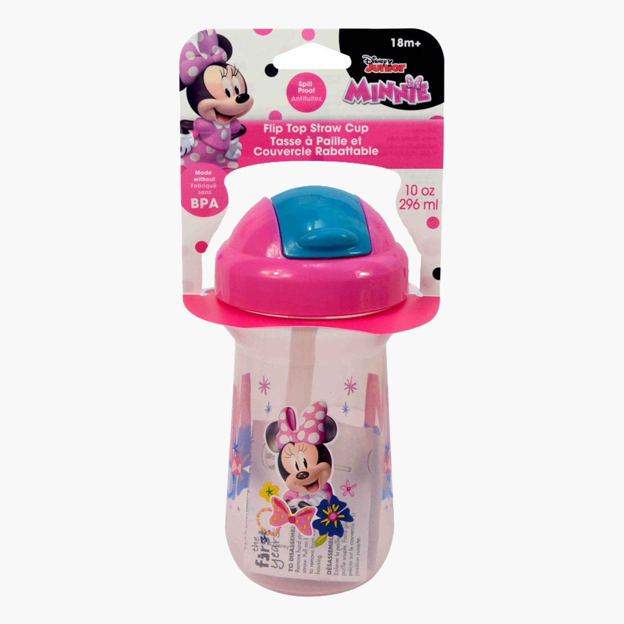The First Years Minnie Mouse Printed Water Bottle -baby-feeding-mealtimeessentials-image-1
