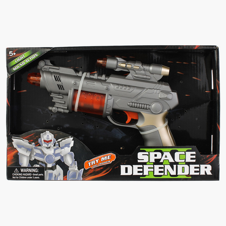 Space Gun Toy with Light and Sound