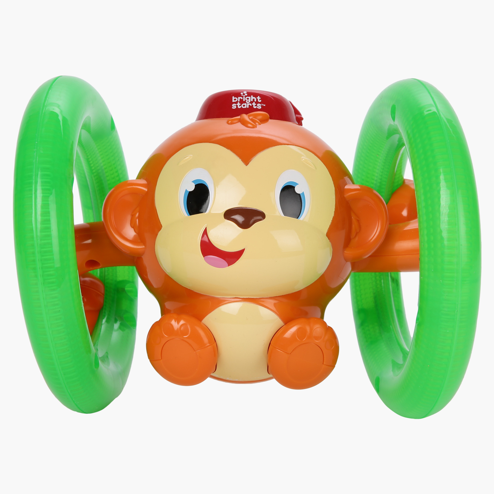 Bright starts roll & glow store monkey toy