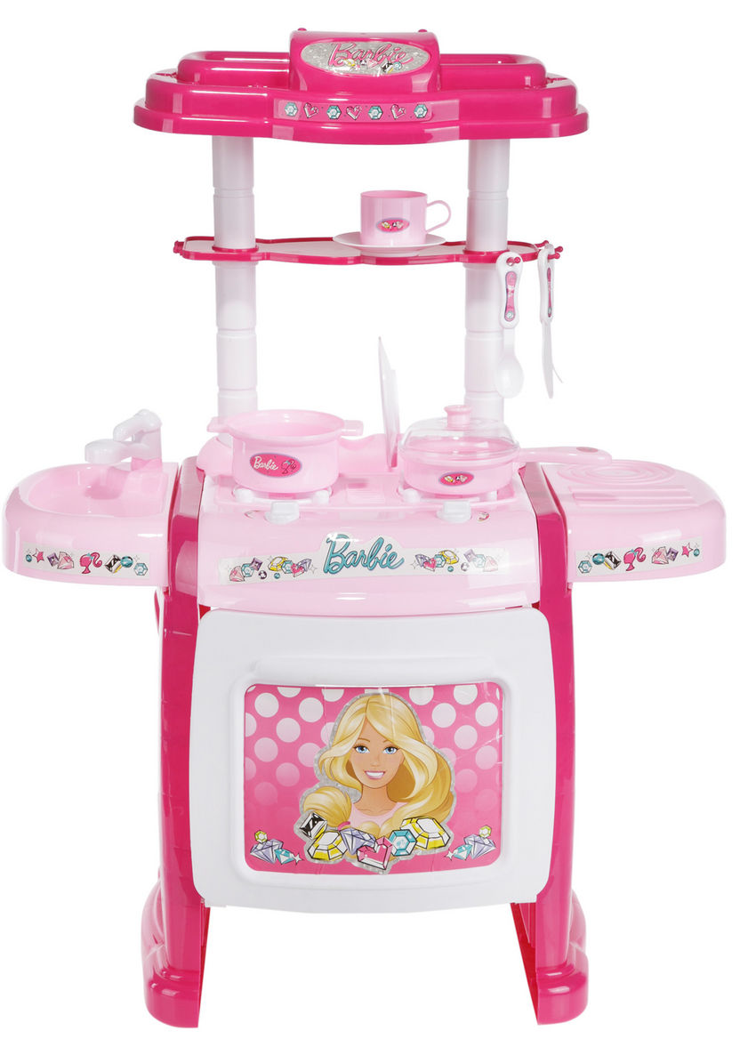 Barbie Super Chef Kitchen Play Set-Role Play-image-0