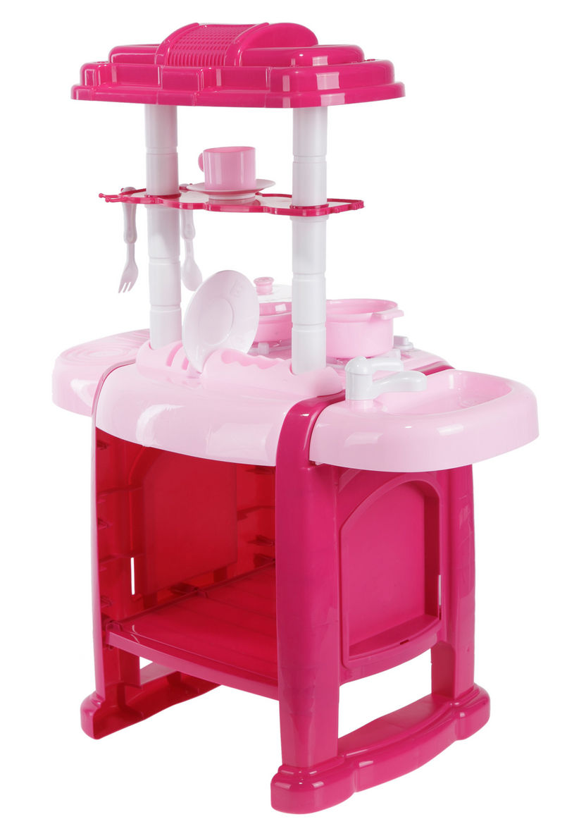 Barbie Super Chef Kitchen Play Set-Role Play-image-1