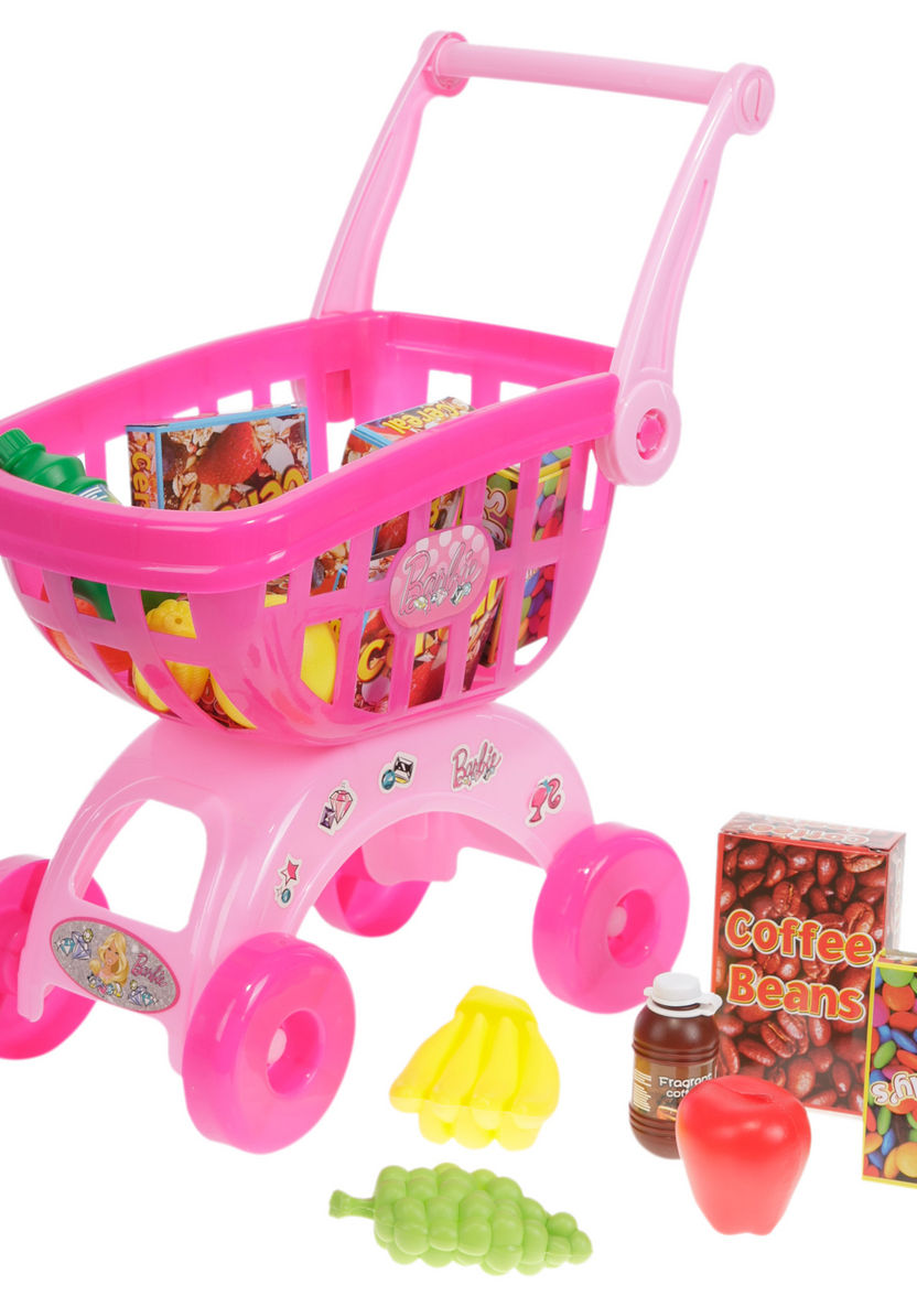 Barbie Supermarket Trolley-Role Play-image-0