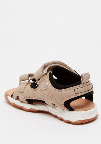 Juniors Textured Floaters with Hook and Loop Closure and Pull Tabs-Boy%27s Sandals-image-2