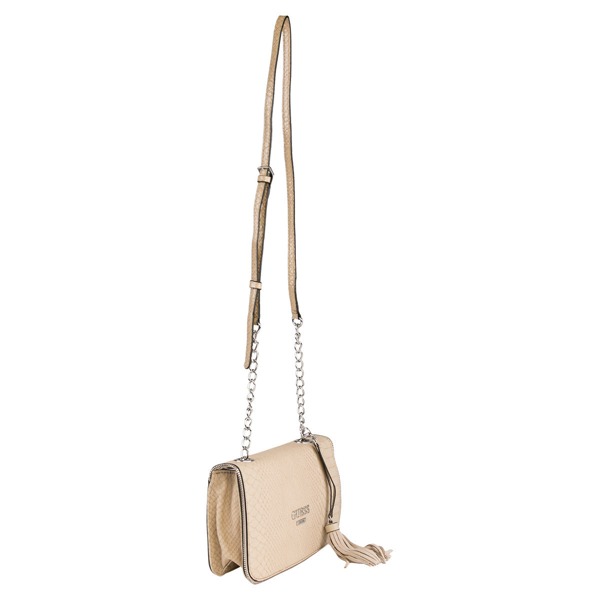 Buy Women s Guess Glistening Crossbody Bag Camel Online Centrepoint UAE