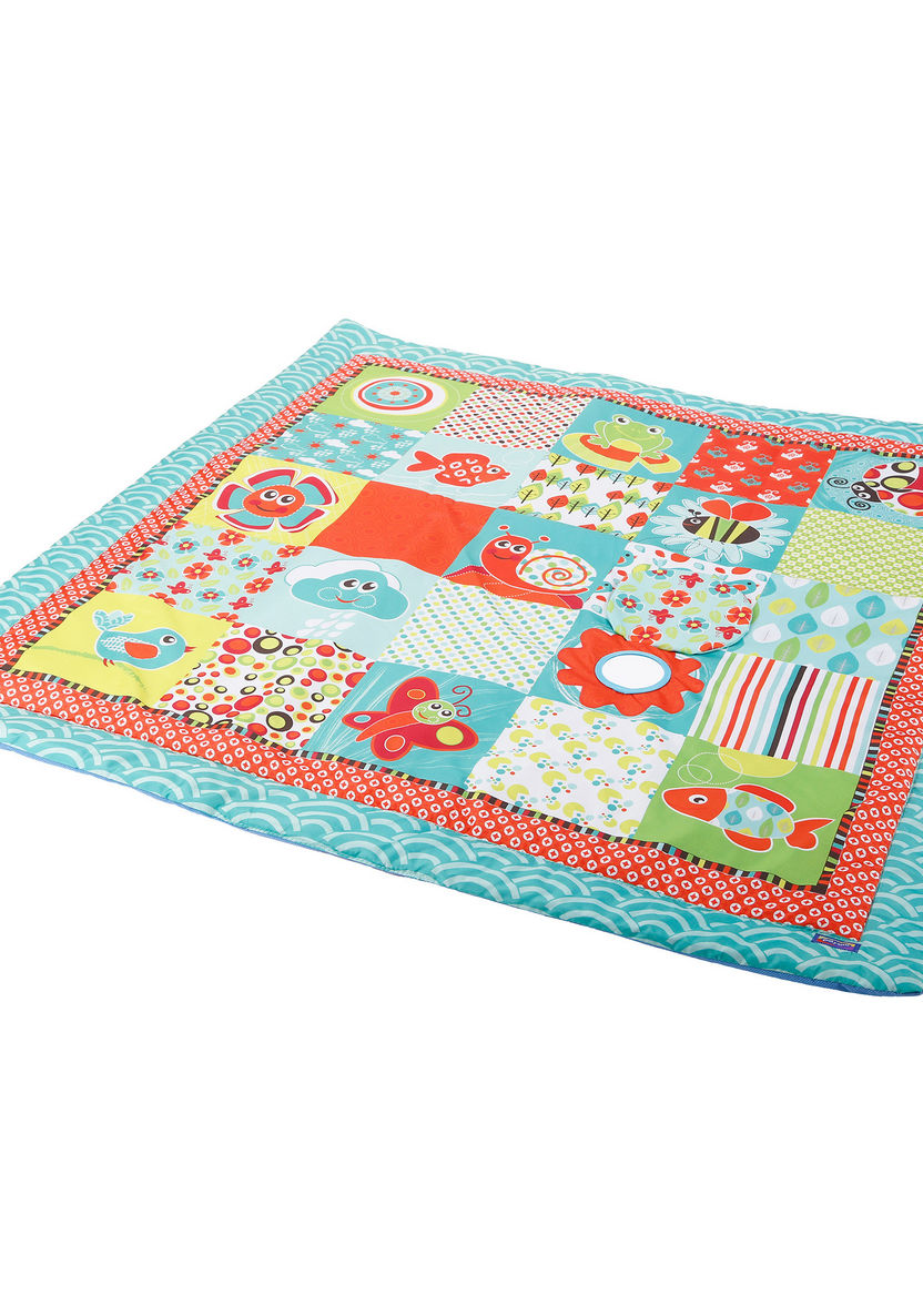 Giggles Printed Receiving Blanket - 70x70 cms-Baby and Preschool-image-2