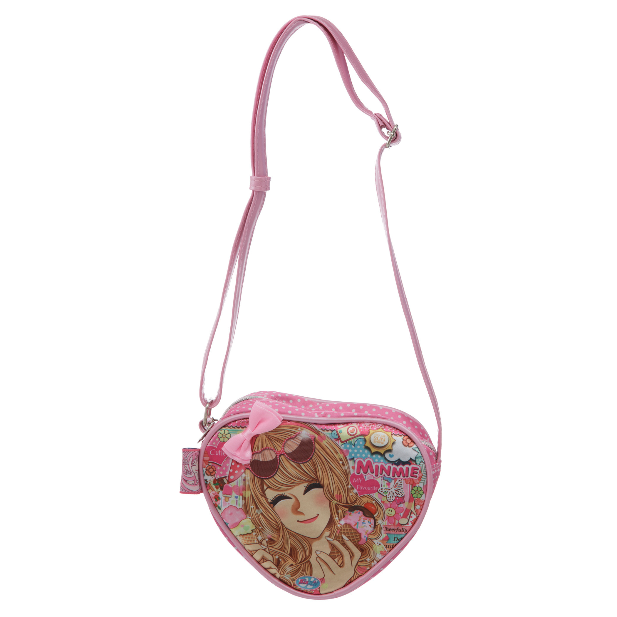 Minmie Printed Heart-shape Sling Bag-women-bagsandwallets-handbags-image-1