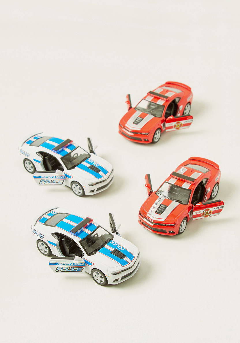 KiNSMART 2014 Chevrolet Camaro Police Toy Car-Gifts-image-4