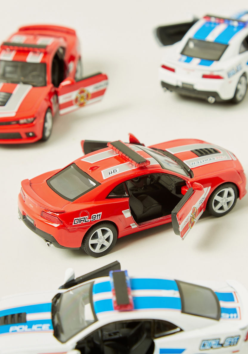 KiNSMART 2014 Chevrolet Camaro Police Toy Car-Gifts-image-5