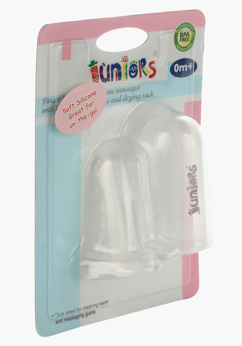 Finger Tip Tooth Brush and Stand-Oral Care-image-1